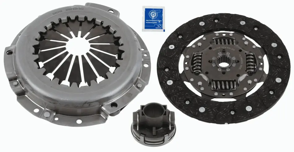 Зчеплення ВАЗ 2123 Niva 1.7 02- (диск натискн.+вед.+підш.) (ст. номер 3000 951 003) (вир-во) SACHS 3000-951-603 (фото 1)