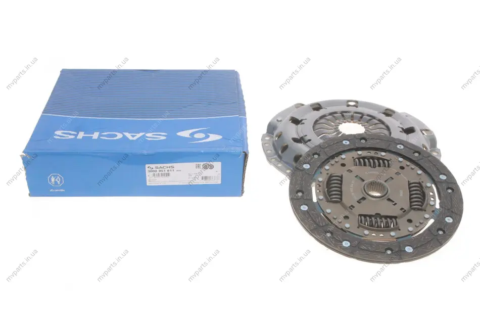 Комплект зчеплення Ford Focus 1.8 Turbo DI/TDDi 99-05 (d=228mm) 3000 951 611 SACHS 3000-951-611 (фото 1)