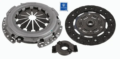 Комплект зчеплення VW Caddy II 1.4/1.6 95-04 (d=200mm) (+вижимний) 3000 951 661 SACHS 3000-951-661