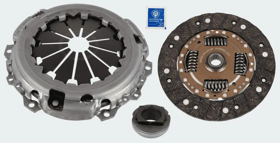 Комплект зчеплення Citroen Berlingo/C4/Peugeot Partner/307 1.6i 00- (d=200mm) (+вижимний) 3000 951 684 SACHS 3000-951-684 (фото 1)