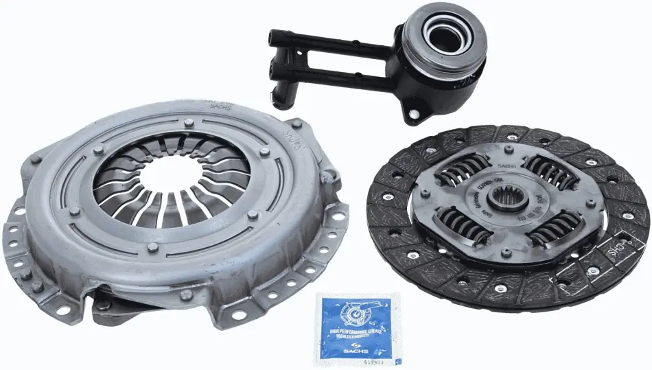 Комплект зчеплення Ford Fiesta/Mazda 2 1.25-1.4 96-08 (d=190mm) (+вижимний) 3000 990 214 SACHS 3000-990-214 (фото 1)
