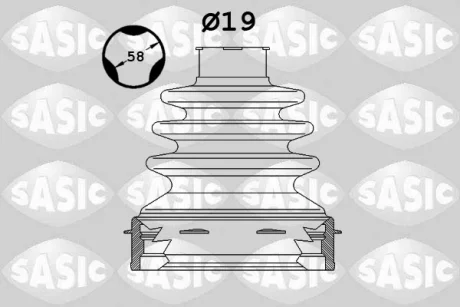 Пильовик CITROEN, MITSUBISHI, NISSAN, PEUGEOT, TOYOTA (вир-во) SASIC 1900031