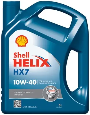 Олива моторна Helix HX7 SAE 10W-40 (Каністра 5л) SHELL 550070413 (фото 1)