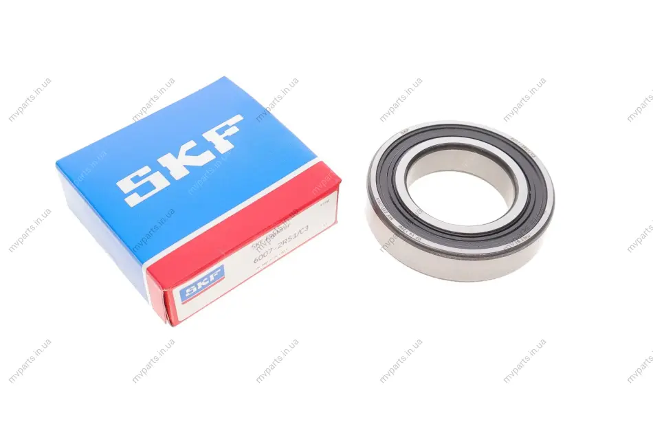 Підшипник (35x62x14) 6007-2RS1/C3 SKF 6007-2RS1-C3 (фото 1)
