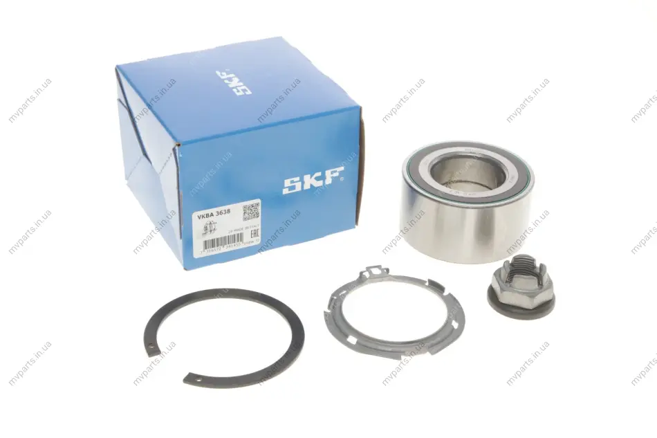 Підшипник маточини (передньої) Renault Megane II 02- (42x77x39)(к-кт) VKBA 3638 SKF VKBA-3638 (фото 1)
