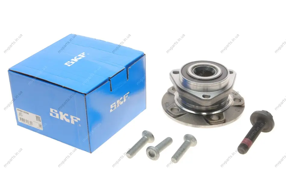 Підшипник маточини (передньої) VW Caddy III/Golf V-VIII/Skoda Octavia II-III 03- (+ABS) (3 болти) VKBA 6556 SKF VKBA-6556 (фото 1)