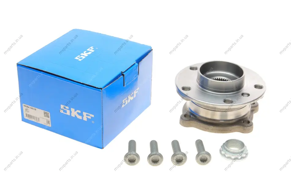 Підшипник маточини (передньої) BMW X5 (E70/F15/F85)/X6 (E71/E72/F16/F86) 06- M57/N62/N52(+ABS) VKBA 6619 SKF VKBA-6619 (фото 1)
