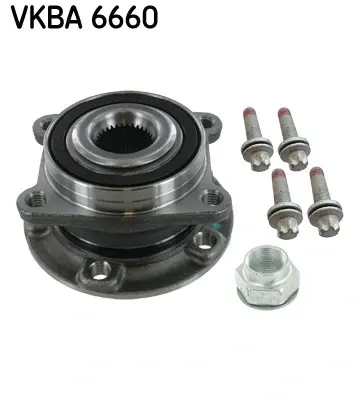 Підшипник ступиці (передньої/задньої) Jeep Cherokee 2.0-3.2 13- (+ABS) (підш.01408) VKBA 6660 SKF VKBA-6660 (фото 1)