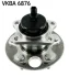 Підшипник маточини (задньої) Toyota Auris/Corolla 06-16 (+ABS) VKBA 6876 SKF VKBA-6876 (фото 1)