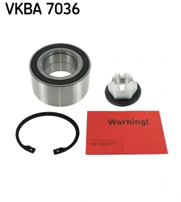 Підшипник маточини CITROEN C4, OPEL GRANDLAND, PEUGEOT 5008 II 13- перед. міст з ABS (Вир-во) SKF VKBA-7036 (фото 1)