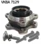 Маточина у зборі BMW 3 (G20, G80,G28), 5 (G30,F90), X3 (G01,G08) 16- зад. міст з ABS (Вир-во) SKF VKBA-7129 (фото 2)