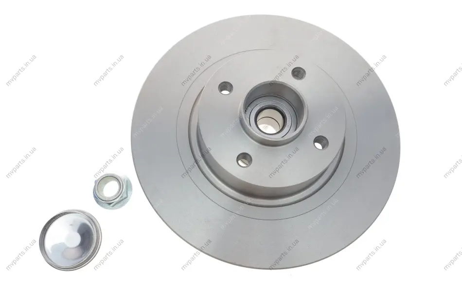 Диск гальмівний (задній) Renault Scenic II/Megane II 03-10 (270х10) (+ABS) (з підшипником) VKBD 1014 SKF VKBD-1014 (фото 1)