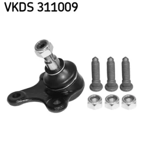 Опора кульова AUDI A3, SEAT LEON, TOLEDO III, YETI, GOLF VI 03-перед. міст праворуч (Вир-во) SKF VKDS-311009