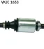 Піввісь (передня) Renault Trafic 1.9/2.0 dCi 01- (R) (27x39x350/1016.5) VKJC 1653 SKF VKJC-1653 (фото 3)