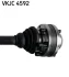 Піввісь (передня) Audi A3/Skoda Octavia/SuperB/VW Caddy/Golf/Passat/Touran 03- (L) (486.5mm) VKJC 4592 SKF VKJC-4592 (фото 3)