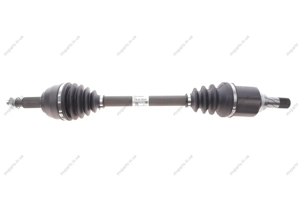 Піввісь (передня) Dacia Dokker 1.2TCe/1.5dCi/1.6 12- (L) (25z/26z/648mm) VKJC 5019 SKF VKJC-5019 (фото 1)