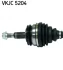 Піввісь (передня) VW T5 1.9TDi/2.0 03-15 (L) (38x27x645.5) VKJC 5204 SKF VKJC-5204 (фото 2)