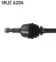Вал приводний RENAULT FLUENCE, MEGANE III, SCENIC III, GRAND SCENIC III (вир-во) SKF VKJC-6204 (фото 2)