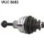 Піввісь (передня) Audi A4 08-15/A5 08-17 (42x468) VKJC 8681 SKF VKJC-8681 (фото 2)