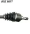 Піввісь (передня) Citroen Berlingo/Peugeot Partner 18- (L) (28x24/680) VKJC 8897 SKF VKJC-8897 (фото 3)
