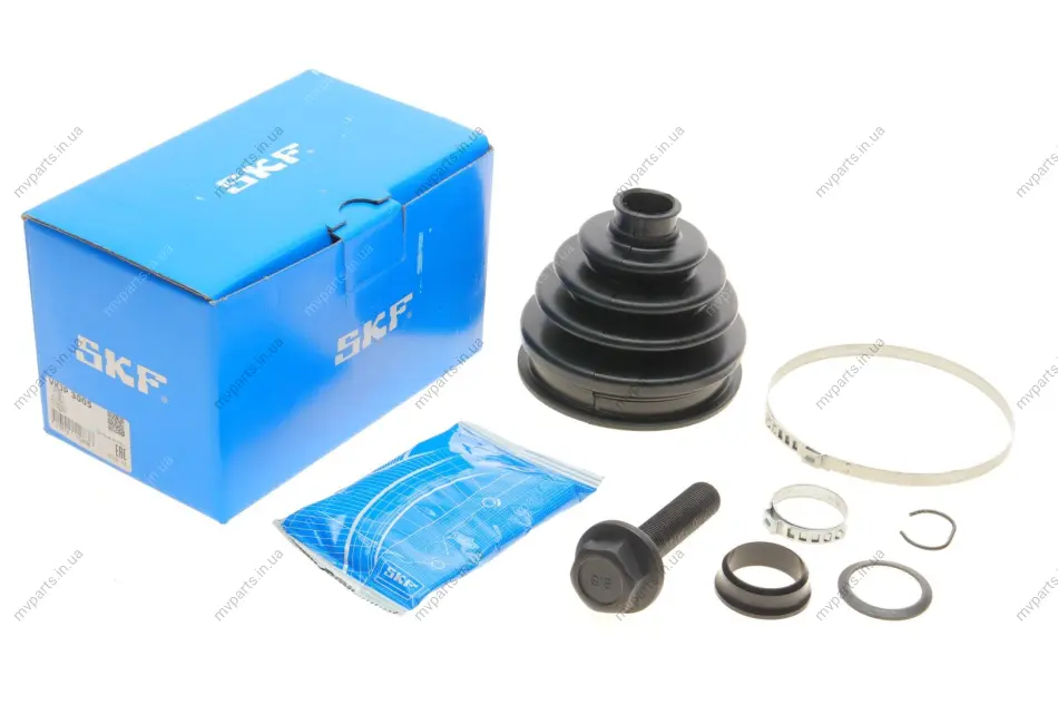 Пильник ШРКШ (зовнішній) Audi A6 00-05/Skoda SuperB 05-08/VW Passat B5 99-05 (24x90x90) (к-кт) VKJP 3005 SKF VKJP-3005 (фото 1)