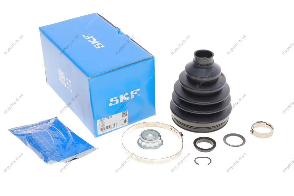 Пильник ШРКШ (зовнішній) Audi A3/Skoda Octavia/VW Caddy/Golf/Passat B3/B4 03- (26x87x115) (к-т) VKJP 3112 SKF VKJP-3112 (фото 1)