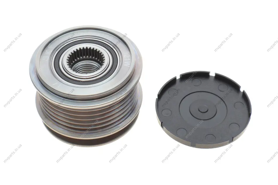 Шків генератора VW T5 1.9-2.0 TDI/Caddy VI 1.6/2.0 TDI/Crafter 2.0-2.5TDI 98- VKM 03100 SKF VKM-03100 (фото 1)