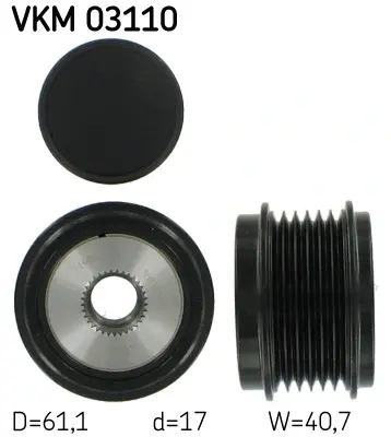 Механізм вільного ходу генератора SKF VKM-03110 (фото 1)