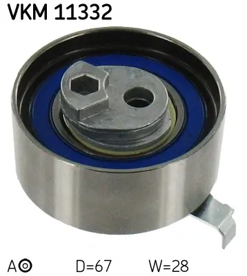 Натяжний ролик, ремінь ГРМ (Вир-во) SKF VKM-11332 (фото 1)