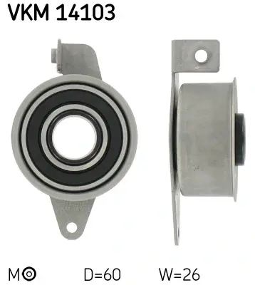 Ролик натяжний FORD (вир-во) SKF VKM-14103 (фото 1)