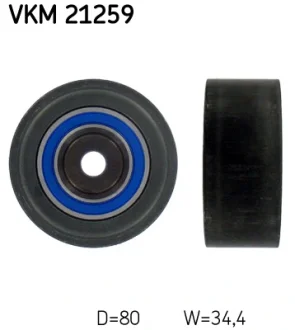 Ролик ГРМ VW Passat 2.0 TDI 05-10 (паразитний) (80х34.4) VKM 21259 SKF VKM-21259