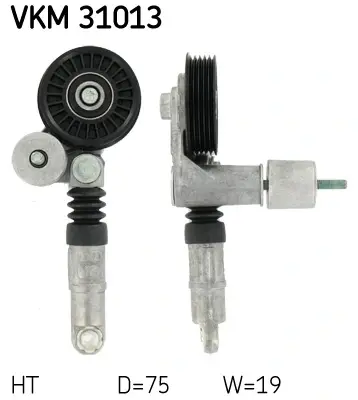 Натяжний ролик поліклинового реміня (Вир-во) SKF VKM-31013 (фото 1)