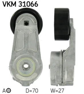 Роликовий модуль натягувача ременя VW LT 28-46 II 2.8 TDI (Вир-во) SKF VKM-31066