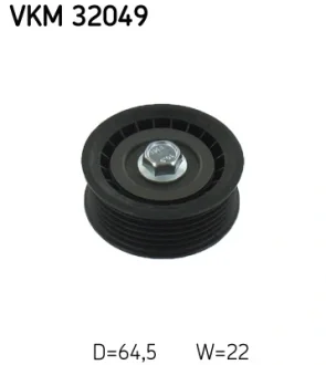 Ролик натягувача ременя (Вир-во) SKF VKM-32049