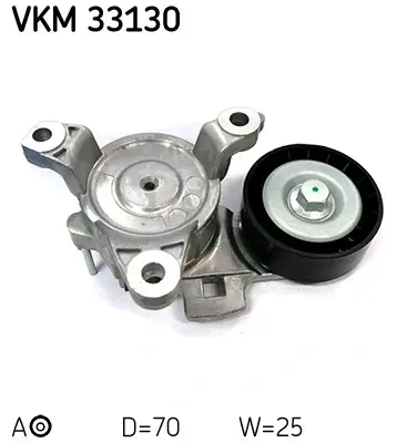 Ролик натяжний ременя поліклінового (Вир-во) SKF VKM-33130 (фото 1)