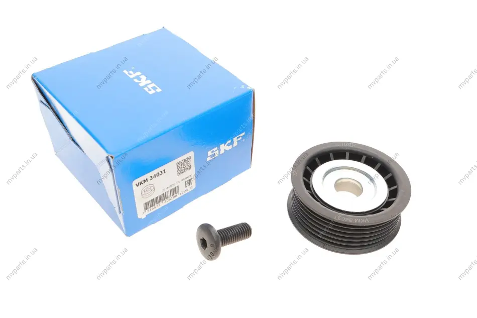 Ролик генератора Ford Transit 2.0TDCI 00-06 (паразитний) (65х23) VKM 34031 SKF VKM-34031 (фото 1)