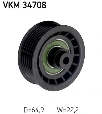 Натяжний ролик, поліклінового ременя (Вир-во) SKF VKM-34708 (фото 1)