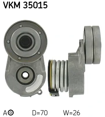 Натяжний ролик поліклинового реміня (Вир-во) SKF VKM-35015 (фото 1)