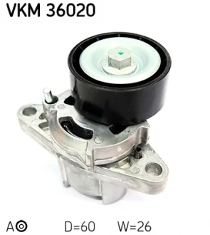 Натяжник ременя генератора Renault Kangoo 1.4/1.6i 97- (60x26) VKM 36020 SKF VKM-36020