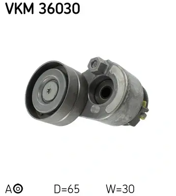 Натяжний ролик, полікліновий ремінь (Вир-во) SKF VKM-36030 (фото 1)
