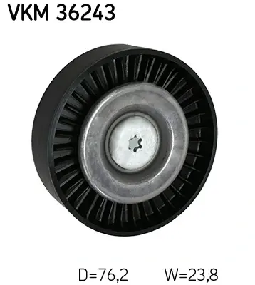 Ролик генератора Land Rover Freelander/Volvo S60/S80/V60/V70/XC60/XC90 06-18 (паразитний)(76.2х23.8) VKM 36243 SKF VKM-36243 (фото 1)
