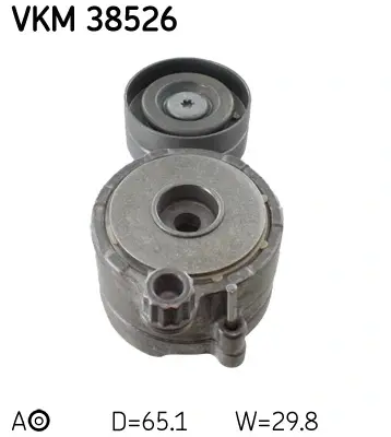 Натяжний ролик, поліклінового ременя (Вир-во) SKF VKM-38526 (фото 1)