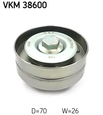 Натяжний ролик, поліклінового ременя (Вир-во) SKF VKM-38600 (фото 1)
