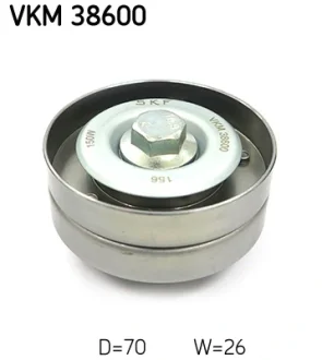Натяжний ролик, поліклінового ременя (Вир-во) SKF VKM-38600