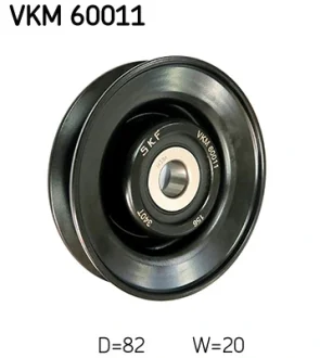 Ролик провідний DAEWOO LANOS седан (KLAT) 1.5б, 1.6 16V (Вир-во) SKF VKM-60011