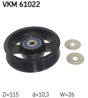 Натяжний ролик, поліклінового ременя (Вир-во) SKF VKM-61022