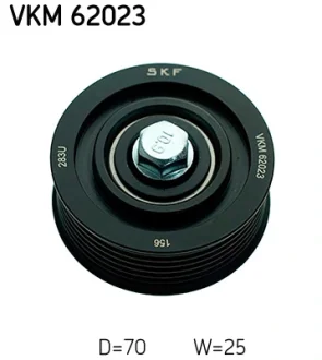 Ролик обвідний поліклінового ременя SKF VKM-62023