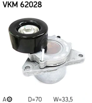 Ролик натяжний ременя поліклінового (Вир-во) SKF VKM-62028