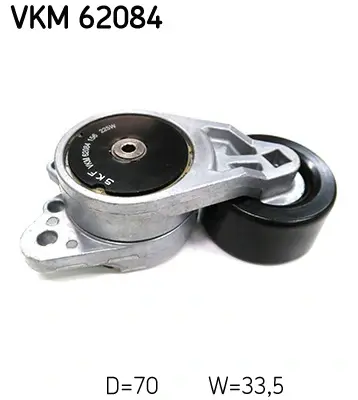 Натяжний ролик поліклинового реміня (Вир-во) SKF VKM-62084 (фото 1)