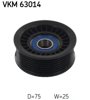 Ведучий ролик, зубчастий ремінь (Вир-во) SKF VKM-63014 (фото 1)